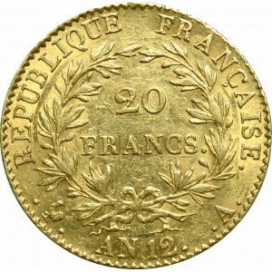 Francja, Napoleon I, 20 franków 1812, Paryż