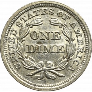 USA, One dime 1854 - Seated Liberty Dime
