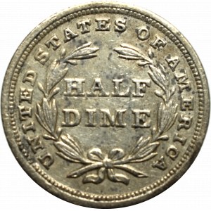 USA, Half dime 1838 - Seated Liberty
