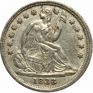 USA, Half dime 1838 - Seated Liberty