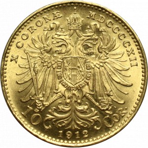 Austro-Hungary, Franz Joseph, 10 kronen 1912 Restrike