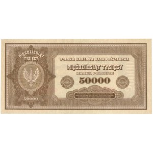II RP, 50.000 marek polskich 1922 E