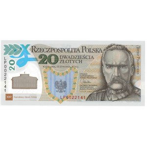 III RP, 20 złotych 2014 - 100-lecie utworzenia Legionów Polskich w folderze emitenta
