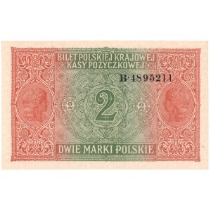 GG, 2 marki polskie 1916 Generał