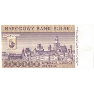 PRL, 200.000 złotych 1989 E