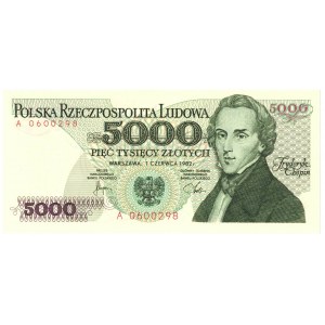 PRL, 5000 złotych 1982 A