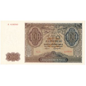 GG, 100 złotych 1941 A