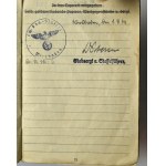 Niemcy, Zestaw książeczka lotnika, odznaczenie i dokumenty