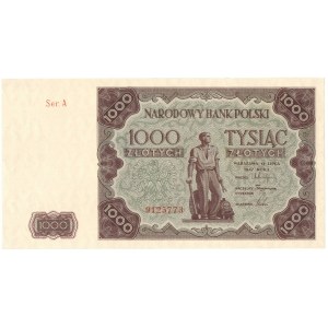 PRL, 1000 złotych 1947 A