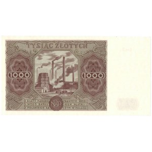 PRL, 1000 złotych 1947 B