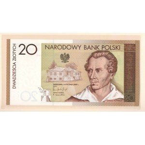 III RP, 20 złotych 2009 - Juliusz Słowacki