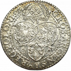 Sigismund III, 6 groschen 1596, Marienburg