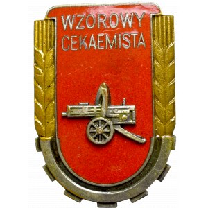 PRL, Odznaka Wzorowy Cekaemista wz.51 - numerowana seria 1