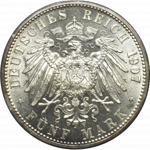 Germany, 5 mark 1907