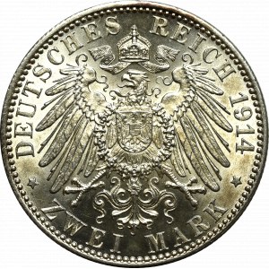 Germany, Hamburg, 2 mark 1914
