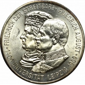 Germany, Saxony, 5 mark 1909