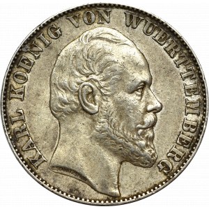 Germany, Wirtemberg, Thaler 1866