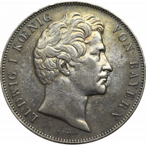Niemcy, Bawaria, 3-1/2 guldena=2 talary 1842 - hala sław