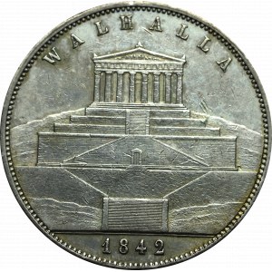 Niemcy, Bawaria, 3-1/2 guldena=2 talary 1842 - hala sław