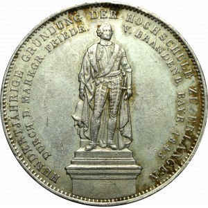 Niemcy, Bawaria, 3-1/2 guldena=2 talary 1843 - Akademia Erlangen