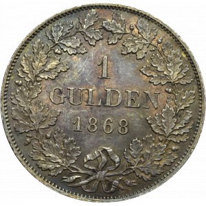 Germany, Bayern, Gulden 1868