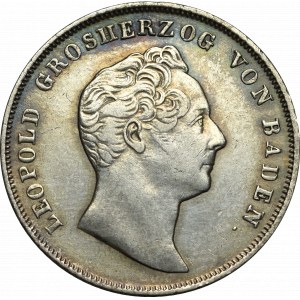 Niemcy, Badenia, 1 gulden 1843