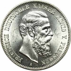 Germany, Preussen, 2 mark 1888