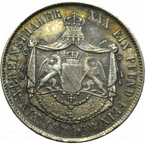 Germany, Baden, Thaler 1868