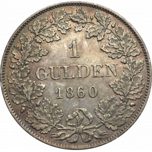 Niemcy, Bawaria, 1 gulden 1860