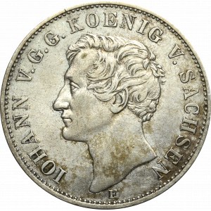 Germany, Saxony, Johann, 1 Thaler 1855