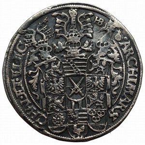 Germany, Saxony, Christian II, thaler 1587 HB
