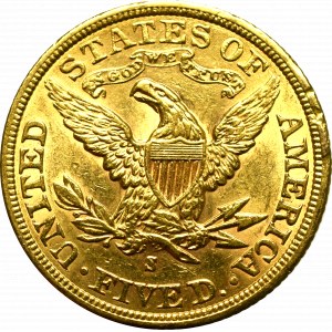 USA, 5 dolarów 1903, San Francisco - Liberty