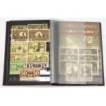 Niemcy, Śląsk, Wielka kolekcja notgeldów (około 450) + etykiety zapalczane (około 200)