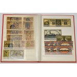 Niemcy, Śląsk, Wielka kolekcja notgeldów (około 450) + etykiety zapalczane (około 200)