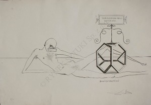 Salvador Dali (1904-1989), Tetracedron absci sus Vacuus