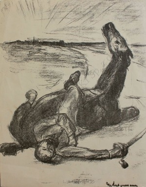 Max Liebermann (1847-1935), Poległy jeździec