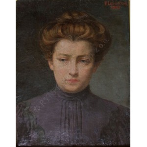 R. Lilienthal(XIX/XX w.), Portret kobiety (1910)