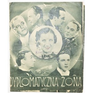 Program filmowy ROMANTYCZNA ŻONA z 1937 roku