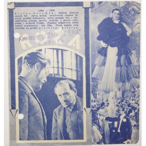 Program filmowy RÓŻA z roku 1936