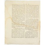 Czasopismo GAZETA KRAKOWSKA nr 7 z dnia 23 stycznia 1799 roku