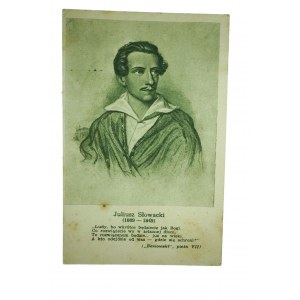 Pocztówka Juliusz Słowacki (1809 - 1849)