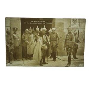 Pocztówka Cesarz Wilhelm II i feldmarszałek August von Mackensen