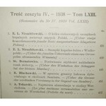 KOSMOS pod redakcją St. Kulczyńskiego 1938r.