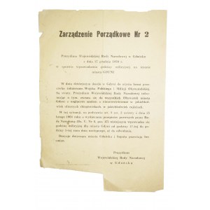 [GDAŃSK-Masakra na Wybrzeżu'70] Zarządzenie o wprowadzeniu godziny milicyjnej