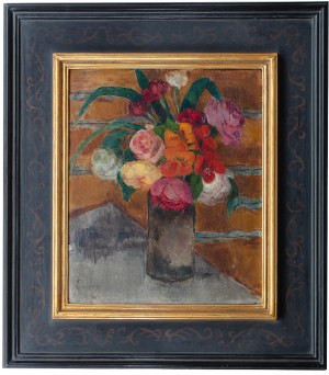 Eugeniusz Eibisch (1896 Lublin - 1987 Warszawa), Martwa natura z kwiatami