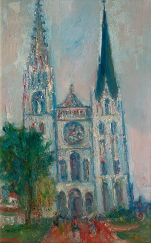 Jakub Zucker (1900 Radom - 1981 Nowy Jork), Katedra Notre-Dame de Chartres w Paryżu