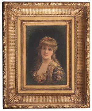 Emile Eisman-Semenowsky (1857 Polska – 1911 Paryż ?), Piękna blondynka