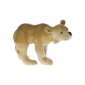 Figurka Niedźwiedź - Zakłady Porcelany i Porcelitu Stołowego Chodzież