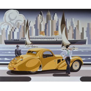 Tomasz Kostecki, Kobieta i żółte Bugatti, 2020