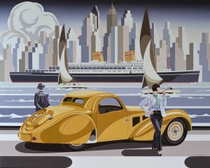 Tomasz Kostecki, Kobieta i żółte Bugatti, 2020